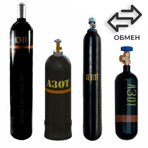 Обмен азотных баллонов в Одинцово